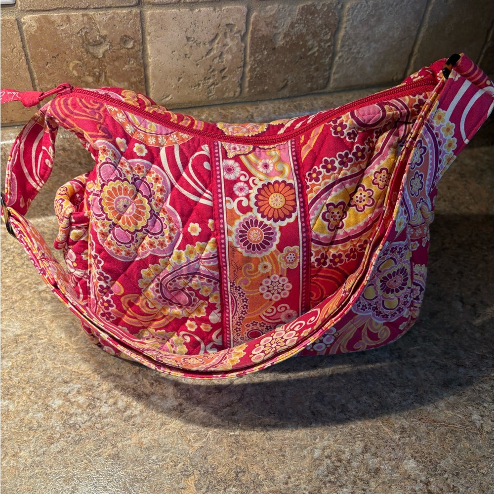 Floral Pink Shoulder Bag